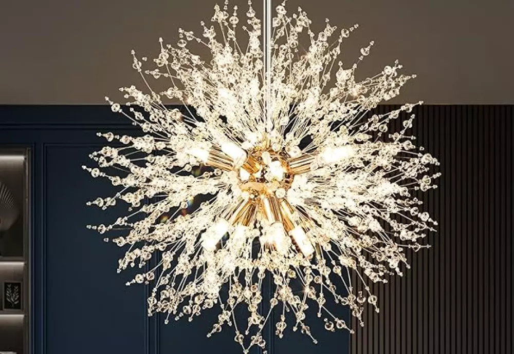 vintage chandelier with crystals