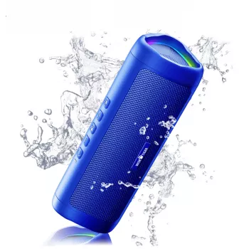10W Portable Bluetooth Speaker: RGB Lights + 24H Battery