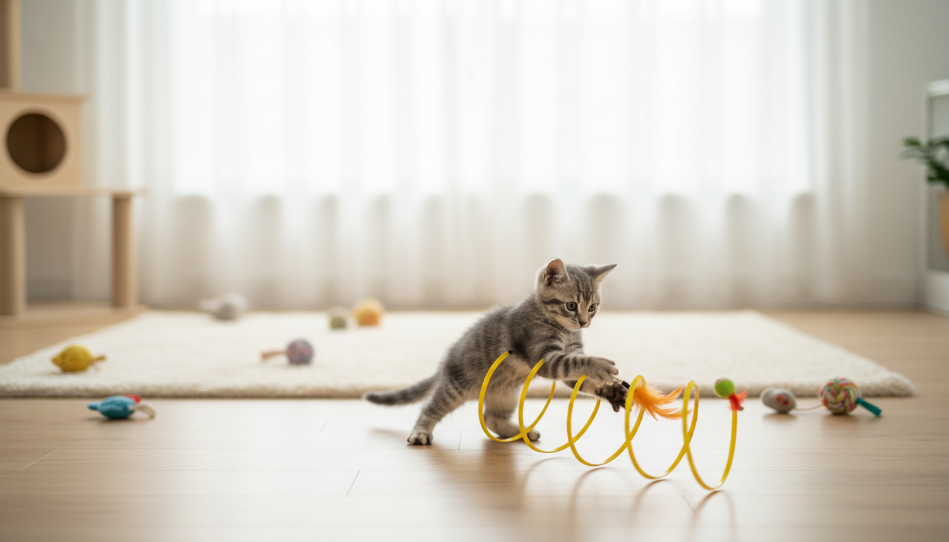 Cat Tunnel Play: Easy Games for Stalking & Pouncing
