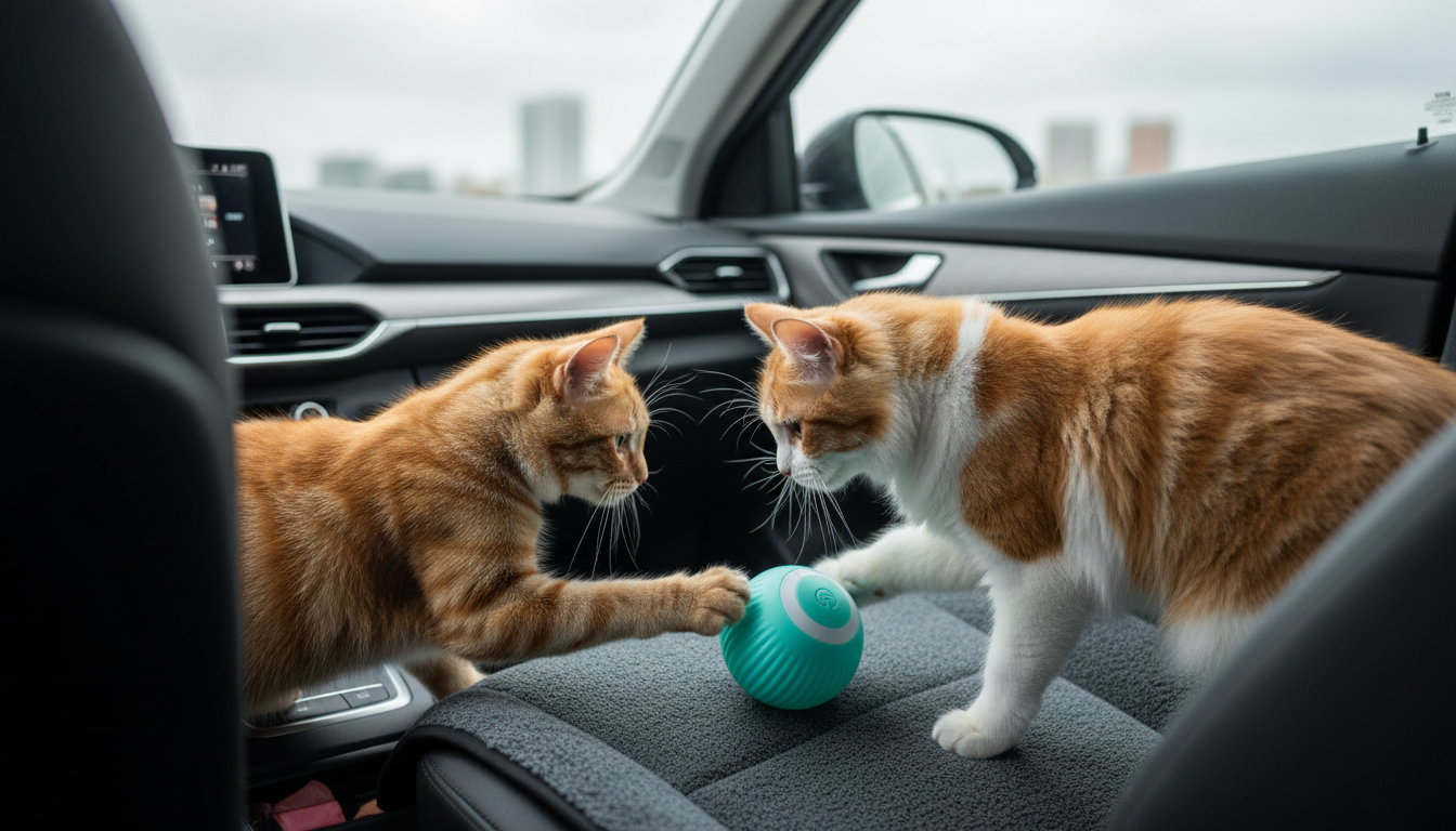 Most Interactive Cat Toy: Smart Motion Rolling Balls