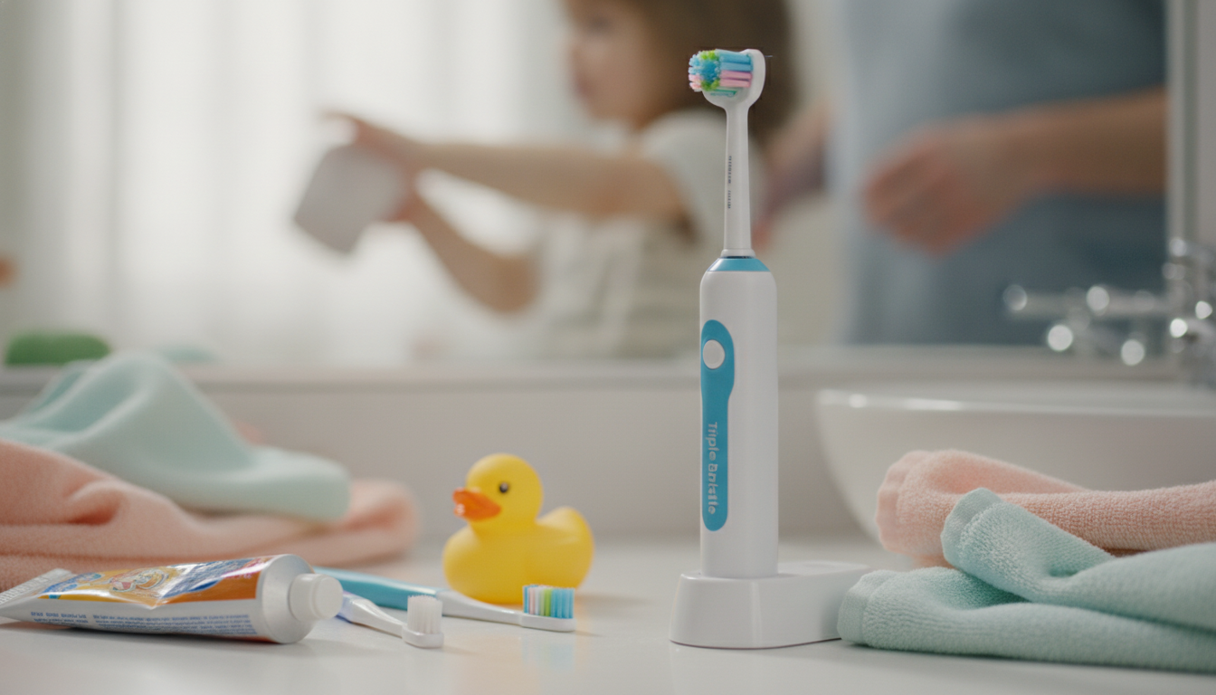 Triple Bristle Electric Toothbrush: How It Works