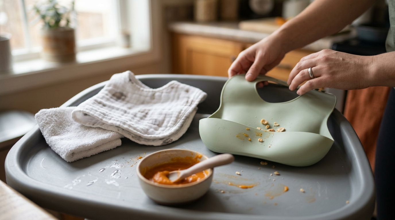Cotton vs Silicone Bibs: Which Is Better for Babies?