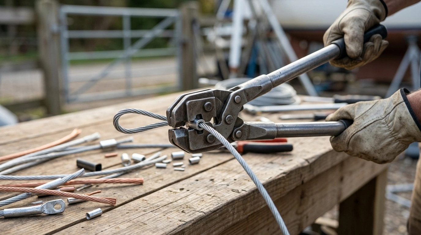 24-Inch Hand Swager: Strong, Consistent Cable Crimps