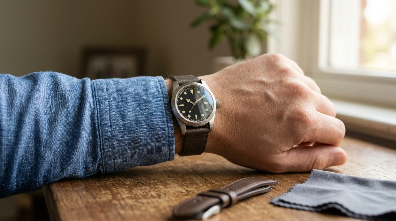 38mm Vintage Automatic Sports Watch: Fit, Features, Care