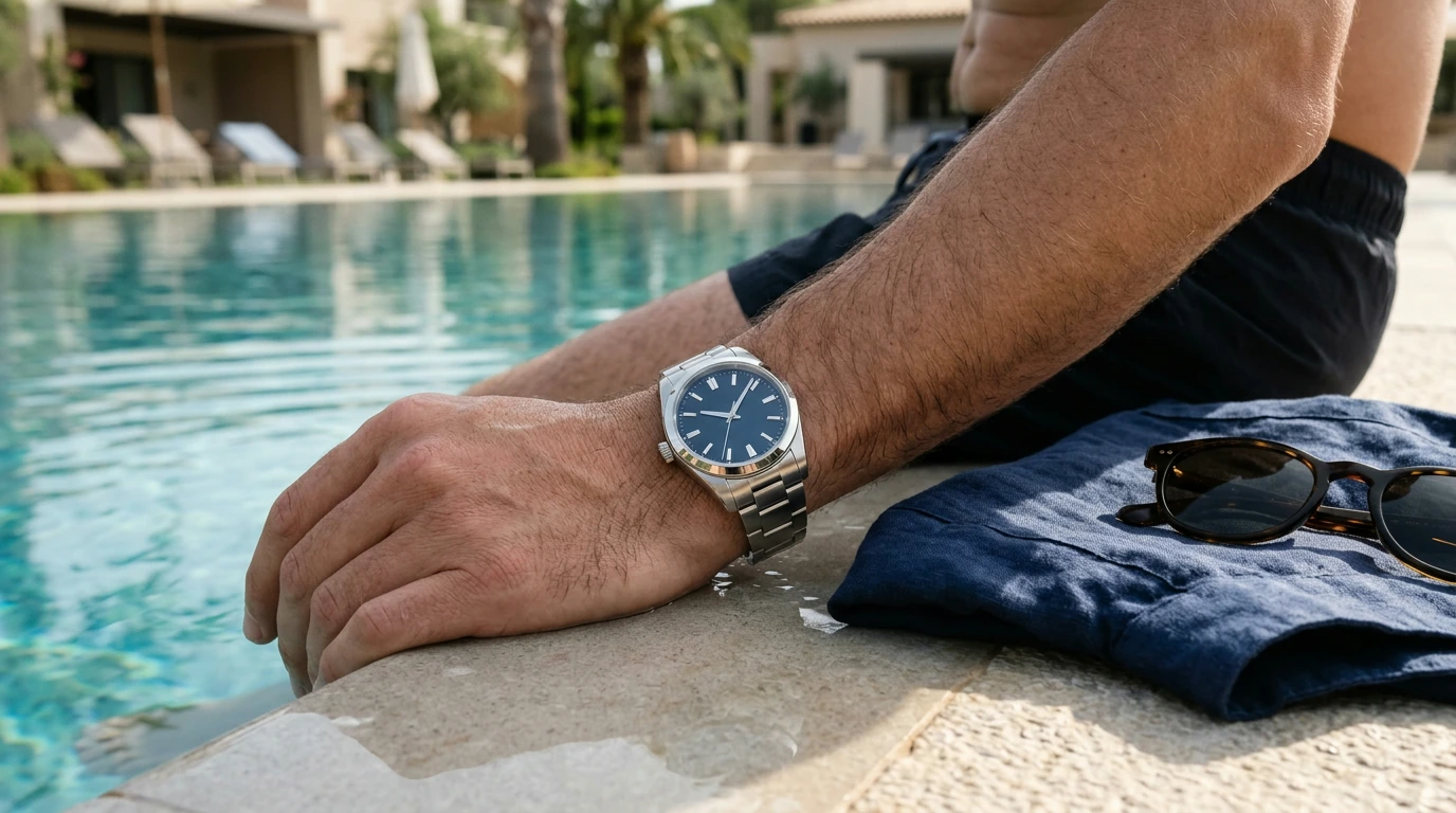Luxury Automatic Men’s Watch: Sapphire Crystal, 100M
