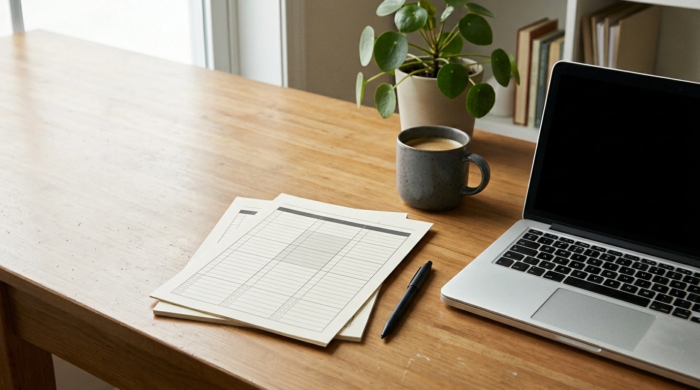Minute-by-Minute Printable Time Blocking Planner