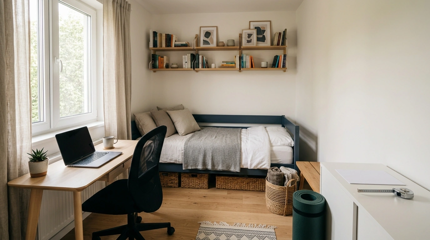 Multi-Tasking Room Makeover Checklist for Small Spaces