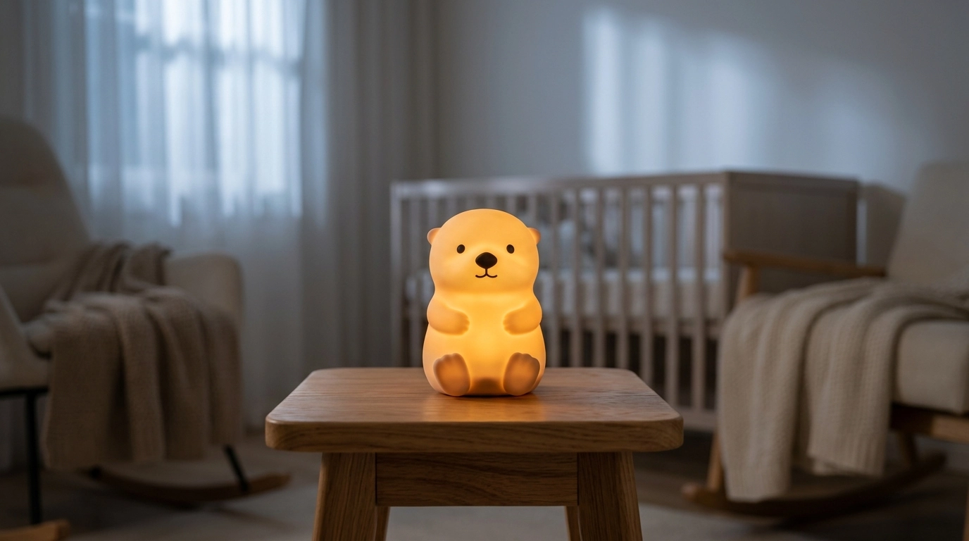 Sea Otter Touch-Dimmable Night Light (Rechargeable LED)