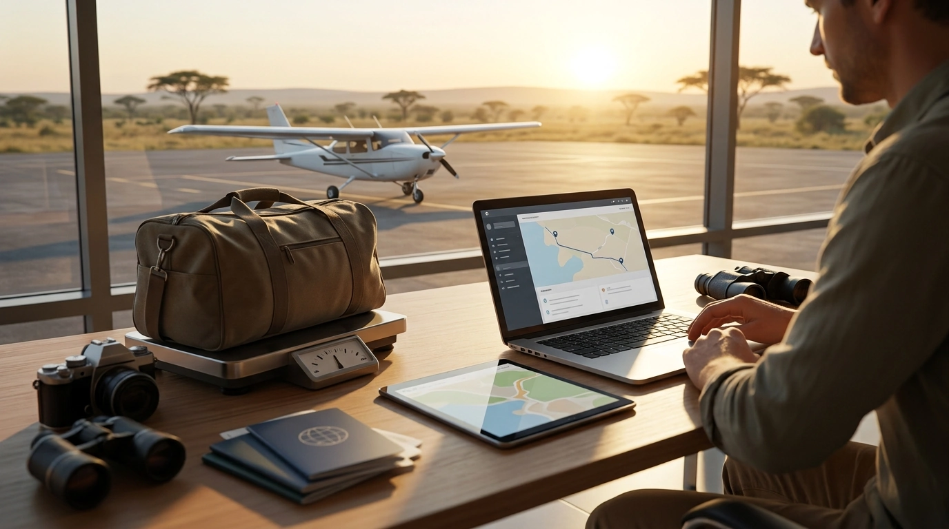 Smarter Safari Flights: AI Tips, Buffers, and Baggage