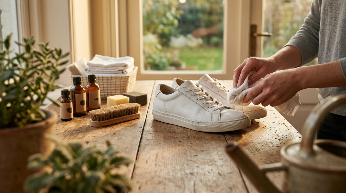 Stop White Leather Sneakers From Drying and Cracking