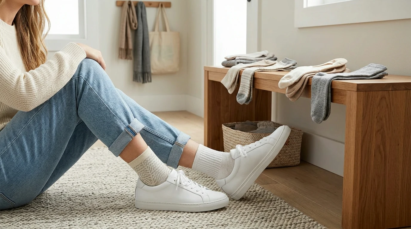 Best Socks for White Sneakers: Women’s Style Guide