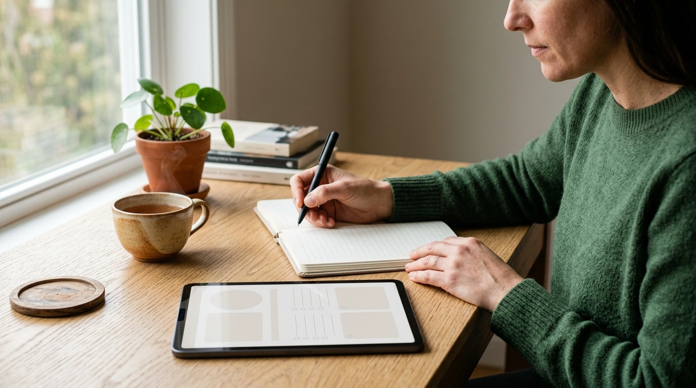 AI-Guided Journal Workbook for Daily Clarity