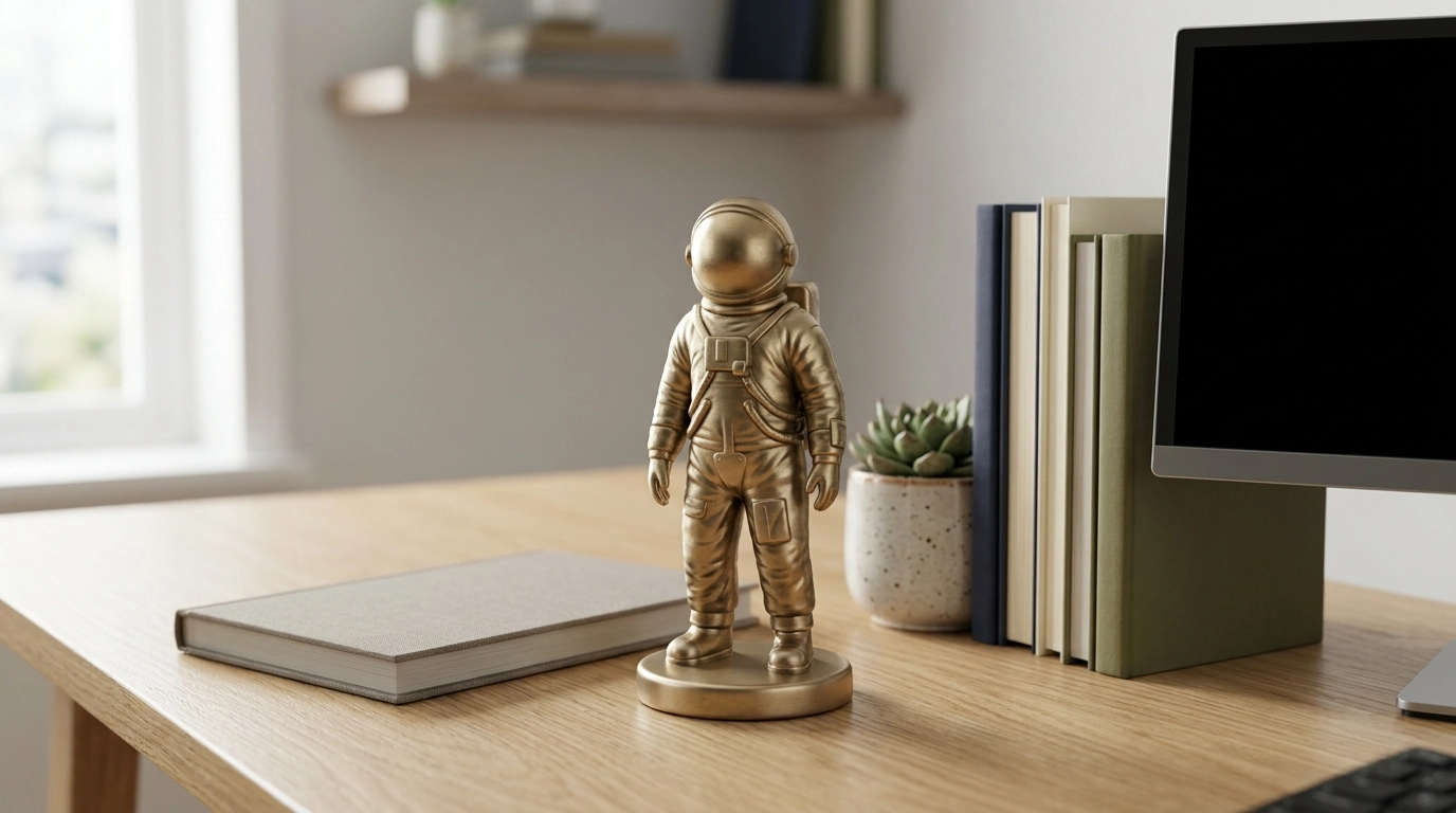 Astronaut Figurines for Modern Decor, Desks & Gifts