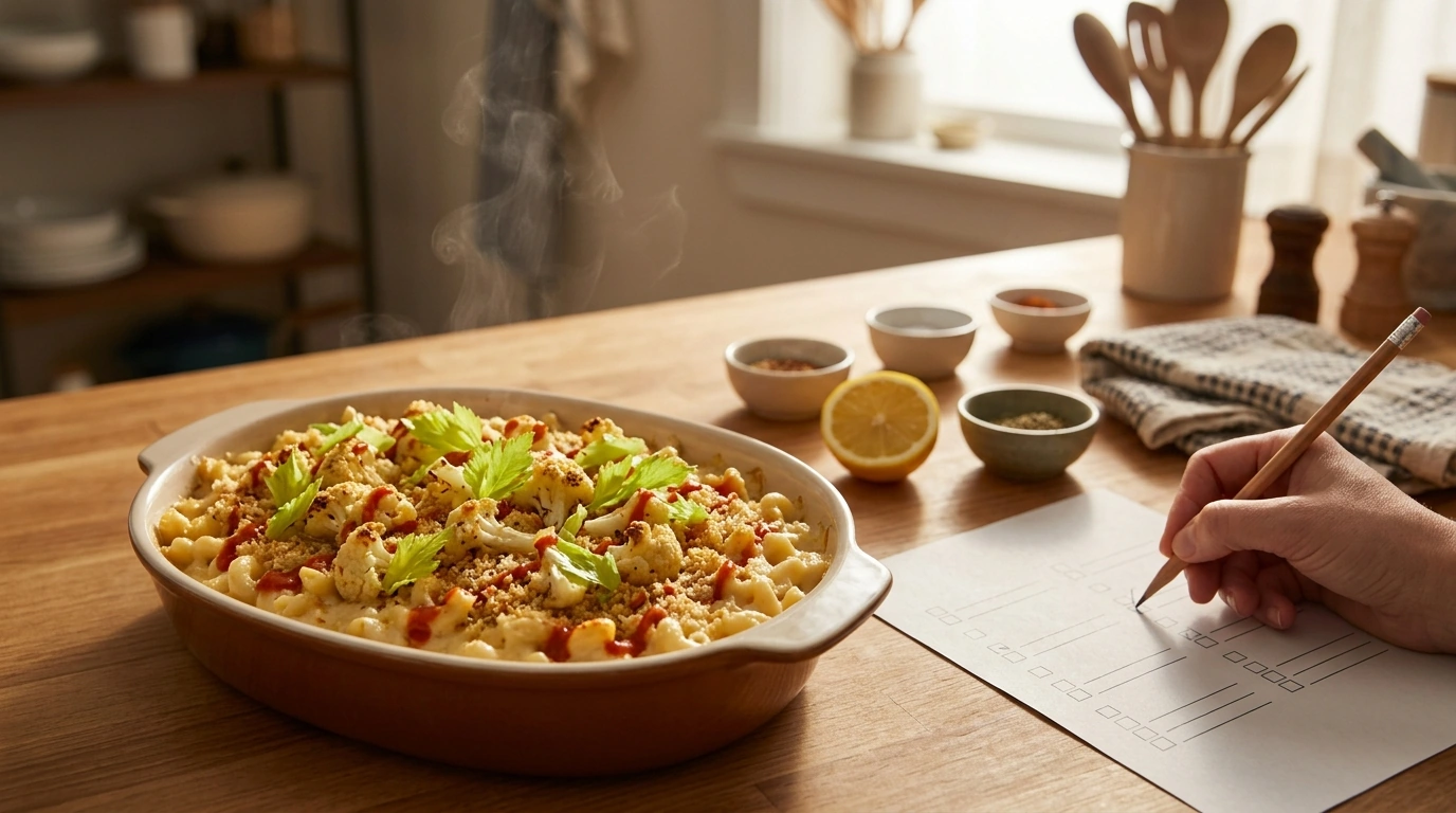 Classic + Modern Comfort Food Fusion Checklist (Printable)