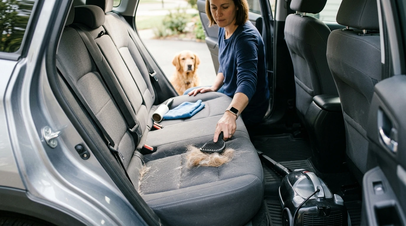 Get Pet Hair Off Car Seats Fast: 10-Min Checklist