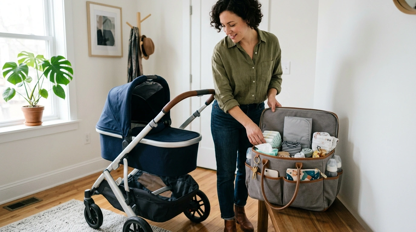 High-Capacity Mommy Tote: Stylish Diaper Bag Alternative