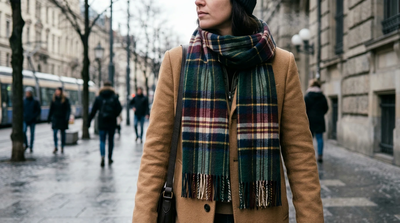 Luxurious Wool Plaid Winter Scarf: Styling & Care Guide