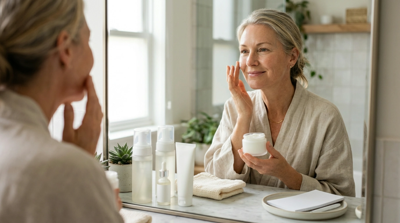 Menopause Skincare Checklist: Products, Routine, Glow