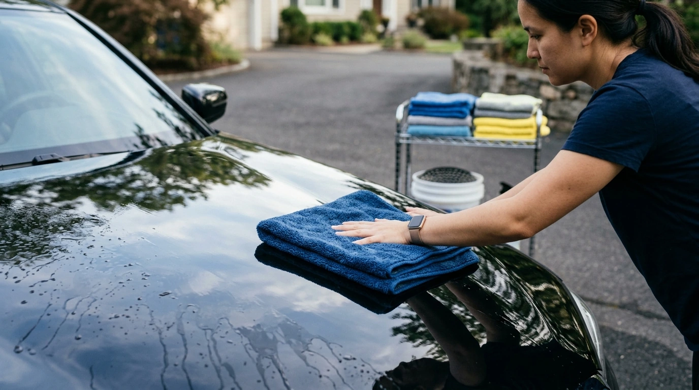Paint-Safe Car Wash Rags: Fast Drying, No Scratches