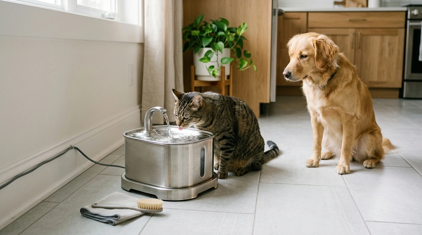 Pet Water Fountain Benefits: Hydration Checklist & Care