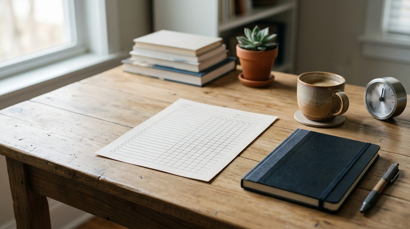 30-Day Self-Discipline Challenge: Printable Habit Plan