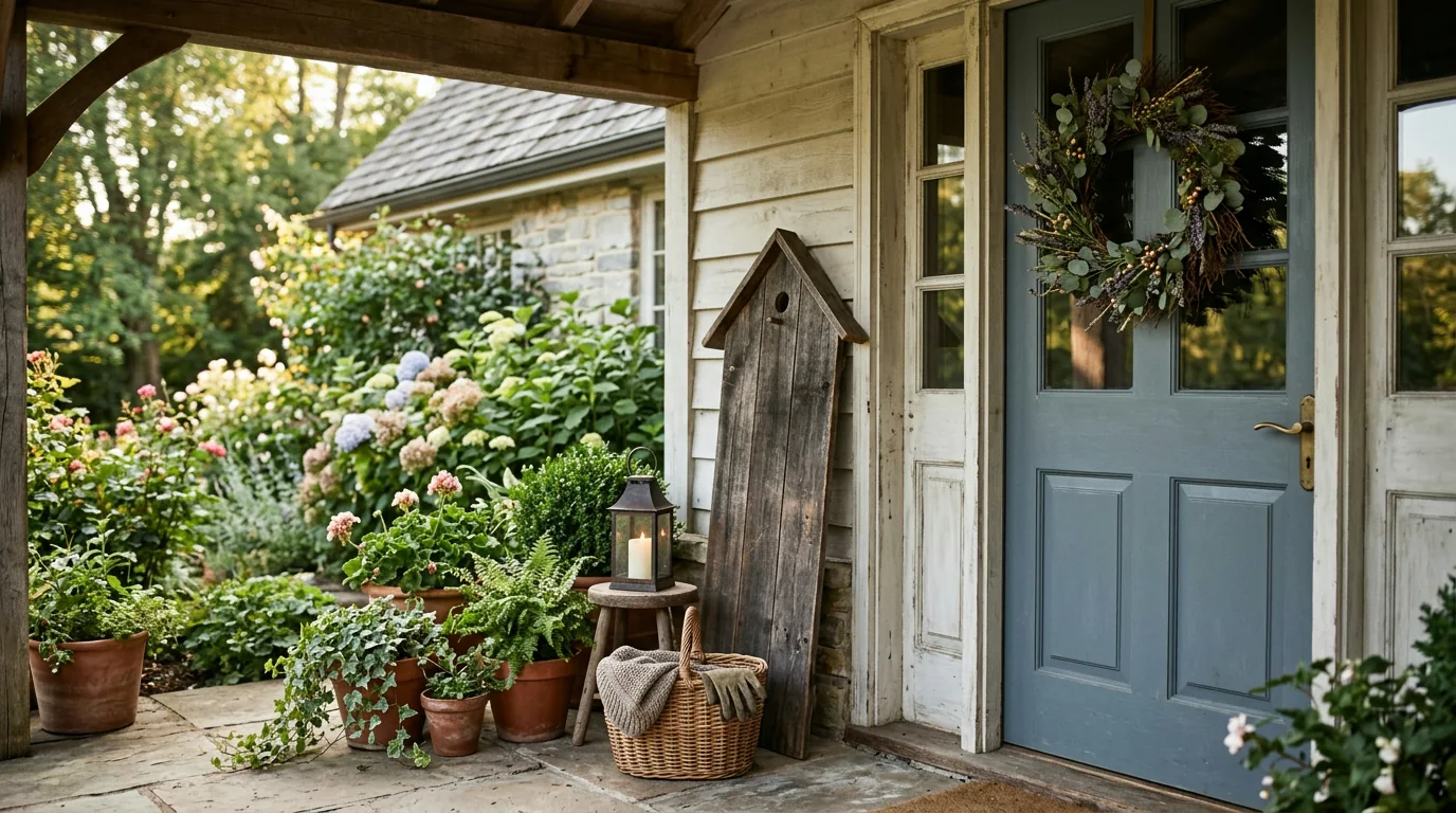 Rustic Aviary Welcome Sign: “Love Grows Here” Decor