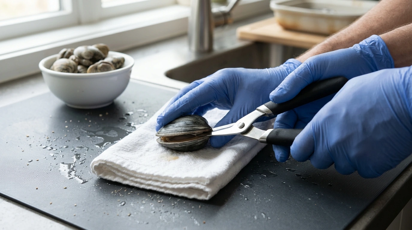 Stainless Steel Clam Opening Pliers: Safe Easy-Grip Prep