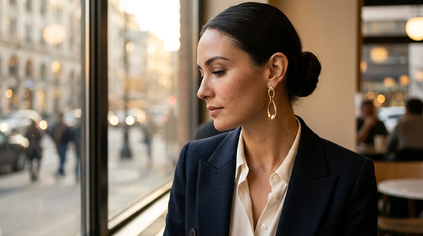 Trendy Gold Drop Earrings: Easy Day-to-Night Shine