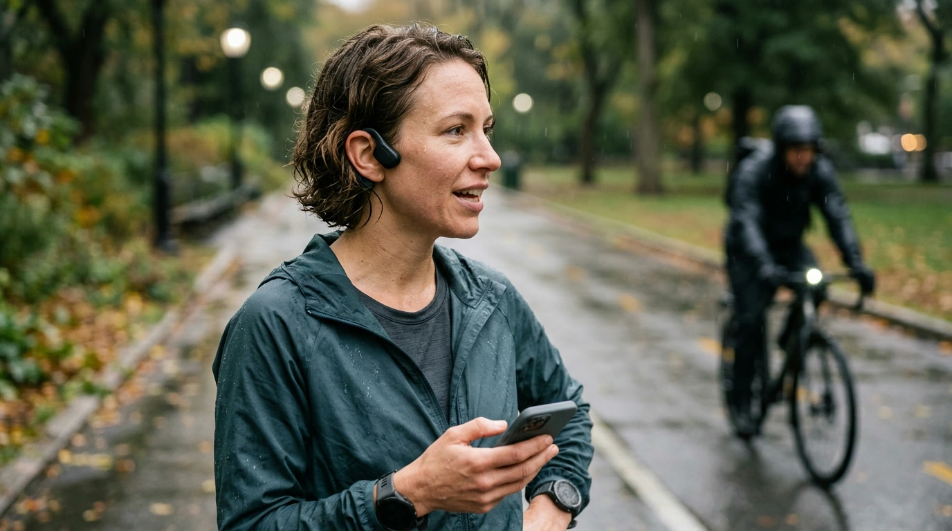 Waterproof Bone Conduction True Wireless Earbuds (Mic)