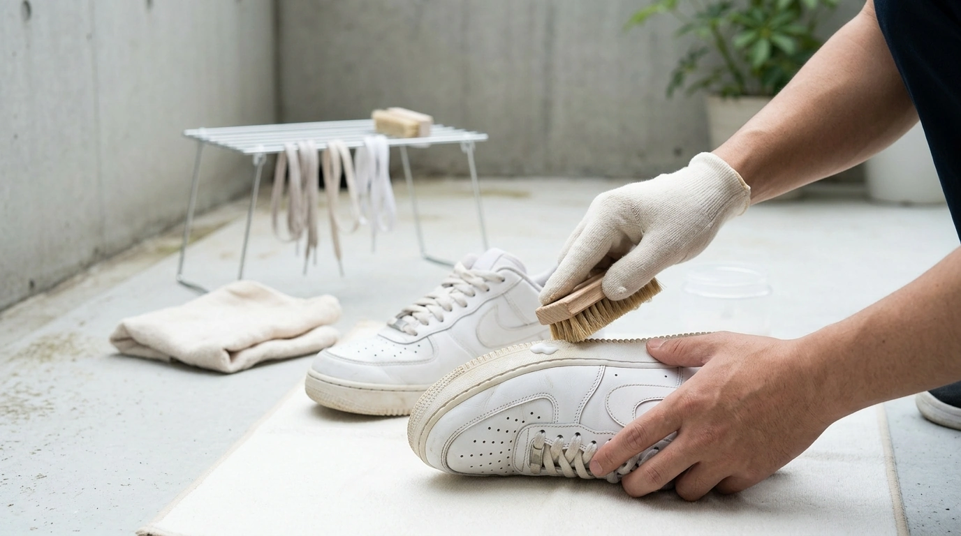 Stop White Sneakers Turning Yellow: Clean, Dry, Store