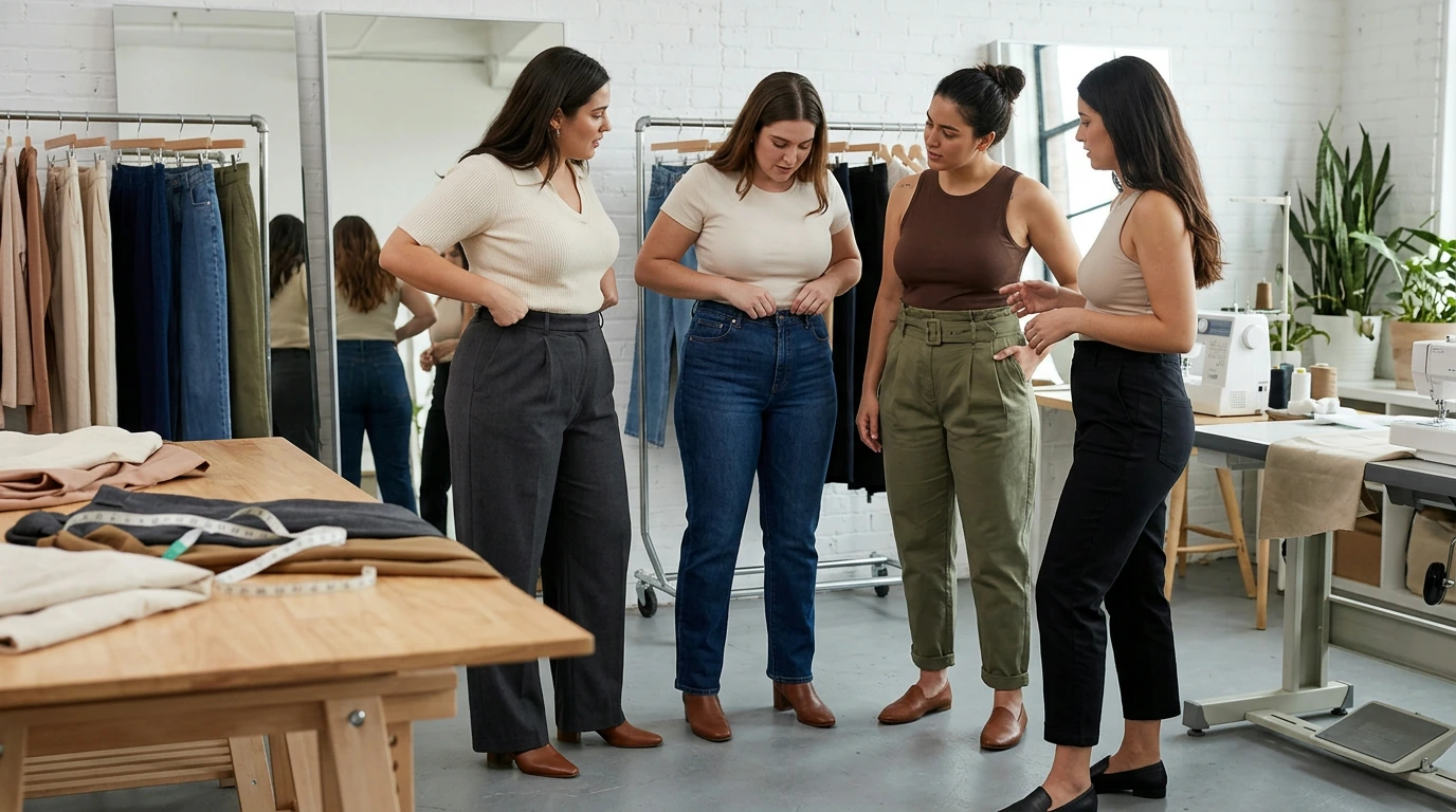 High-Waisted Pants for Your Body Shape: Best Fits