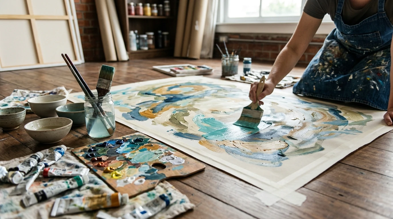 Easiest Painting Style for Beginners: Abstract & Loose