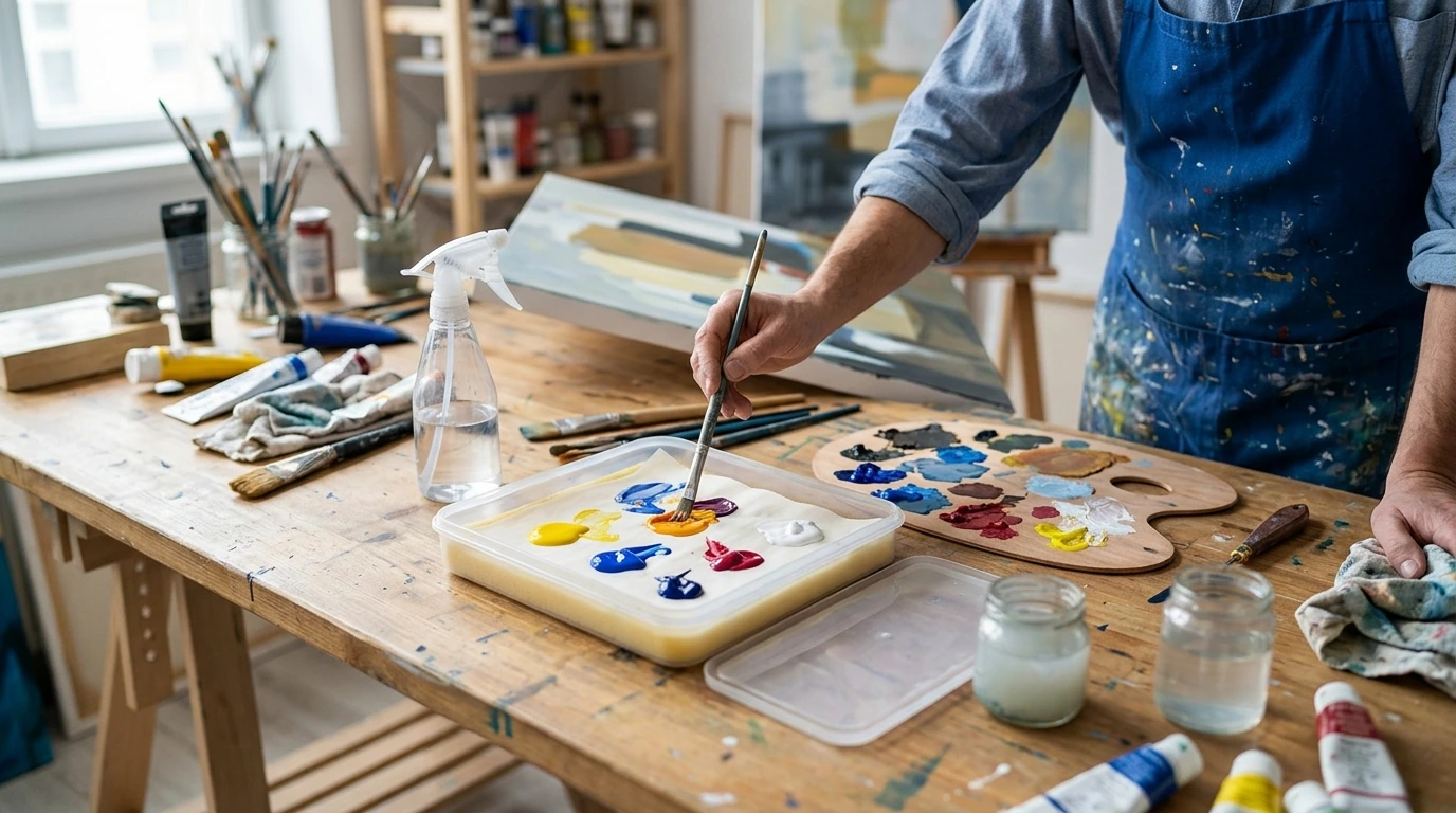 Keep Acrylic Paint Wet Longer: Palette Tips That Work