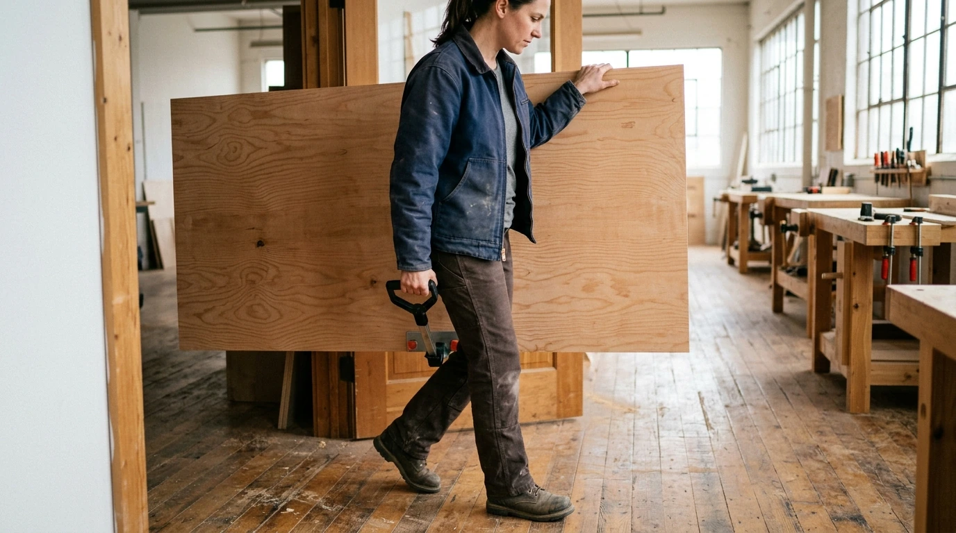 Carry Sheet Goods Safely: 200 lb Panel Carrier (0–1 in)