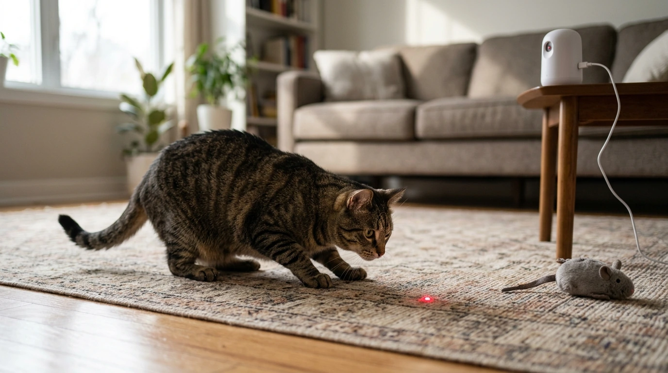 USB Rechargeable Automatic Laser Toy for Indoor Cats