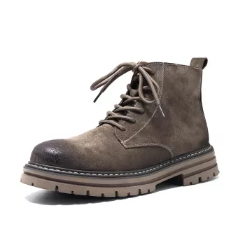 Vintage British Leather Ankle Boots for Desert & Work