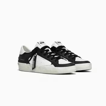 Crime London Men’s Black Leather Sneakers: Fit & Style
