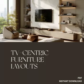 TV Room Layout Guide: Spacing, Sightlines & Flow