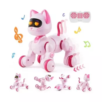 Voice-Control RC Robot Cat: Dance, Music & Play