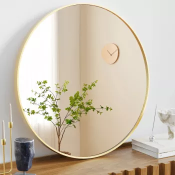 Large Gold Round Wall Mirror: Size, Style & Hanging Tips