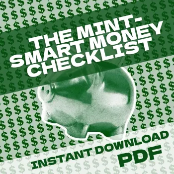 Mint-Smart Money Checklist: 10-Min Weekly Budget Plan