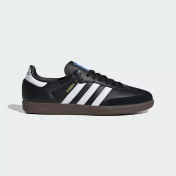 Adidas Men’s Black Leather Sneakers